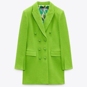 Zara Textured Blazer Dress